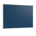 Wandtafel Stahlemaille blau, 120x 90 cm, ohne Kreideablage, 